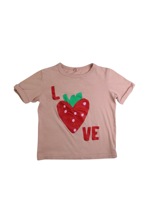 A Peach Short Sleeve T Shirts from Stella McCartney in size 4T for girl. (Front View)
