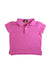 A Pink Short Sleeve Polos from Polo Ralph Lauren in size 4T for girl. (Front View)