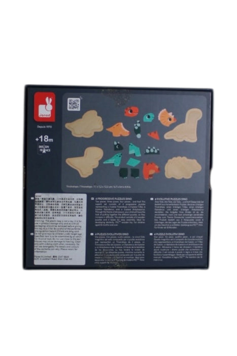 A Multicolour Board Games & Puzzles from Janod in size 18-24M for neutral. (Back View)