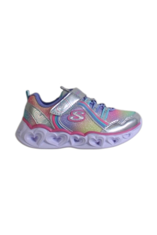 A Multicolour Sneakers from Skechers in size 3T for girl. (Front View)