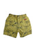 A Yellow Shorts from Seed in size 7Y for boy. (Back View)