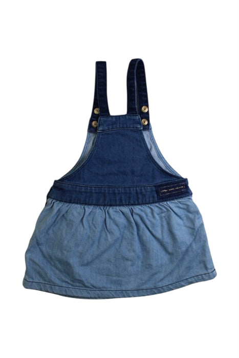 A Blue Overall Dresses from Little Marc Jacobs in size 6-12M for girl. (Back View)