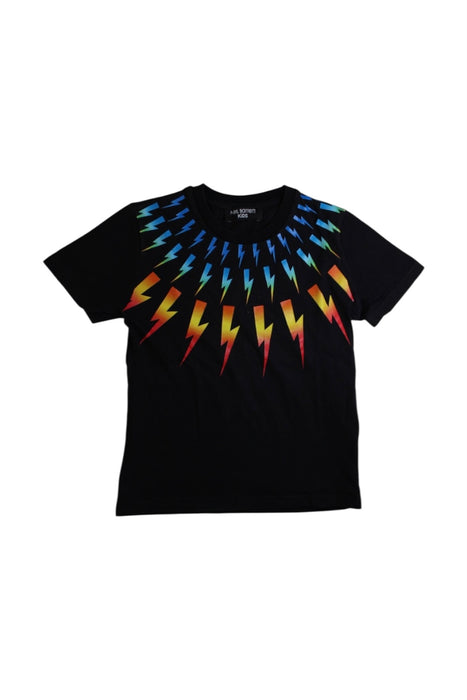 A Multicolour Short Sleeve T Shirts from Neil Barrett Kids in size 5T for boy. (Front View)