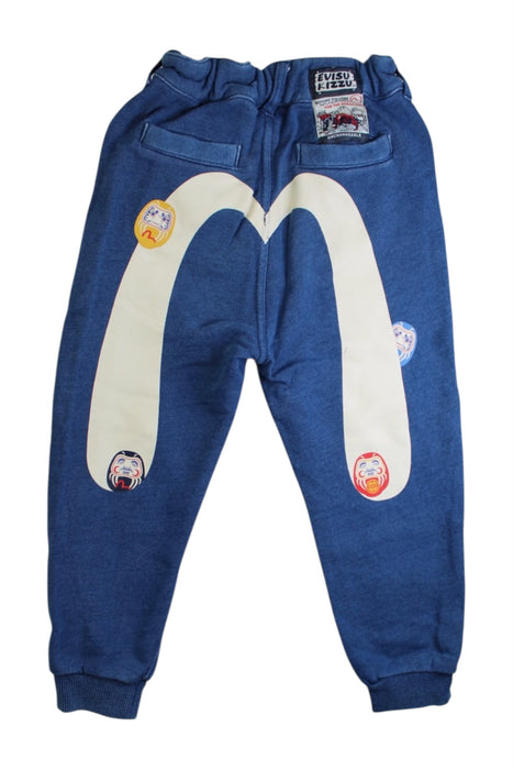 A Blue Jeans from Evisu in size 4T for boy. (Back View)