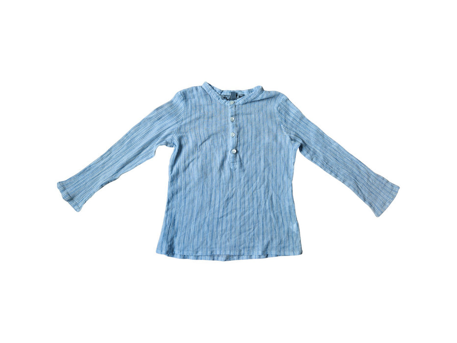 A Blue Long Sleeve Tops from Bonpoint in size 3T for neutral. (Front View)