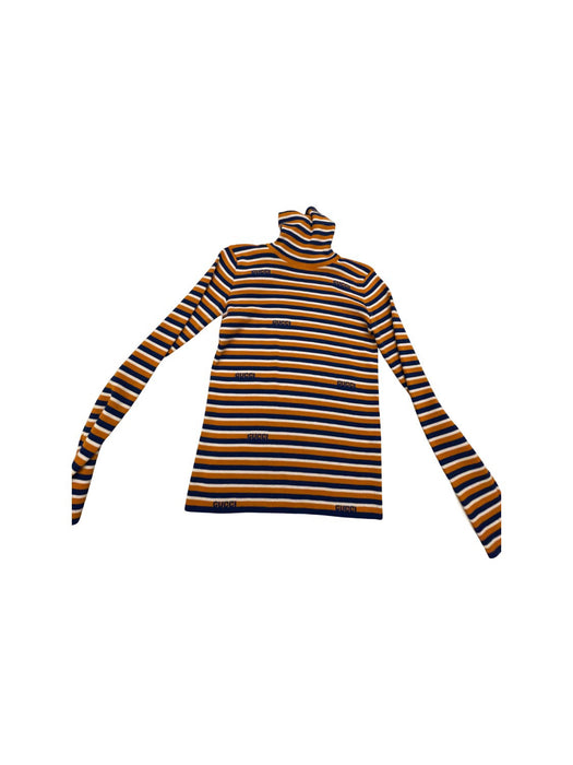 A Yellow Knit Sweaters from Gucci in size 12Y for neutral. (Front View)