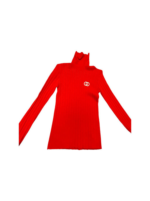 A Red Knit Sweaters from Gucci in size 12Y for neutral. (Front View)