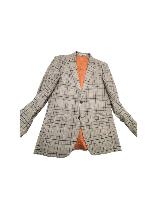 A Grey Blazers from Romano in size 12Y for boy. (Front View)
