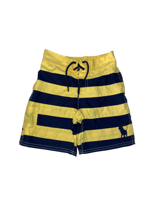 A Yellow Swim Shorts from Polo Ralph Lauren in size 5T for boy. (Front View)
