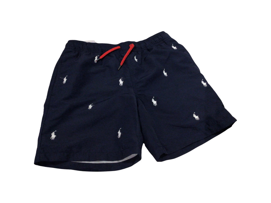 A Navy Swim Shorts from Polo Ralph Lauren in size 10Y for boy. (Front View)