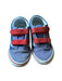 A Blue Sneakers from Vans in size 4T for neutral. (Front View)