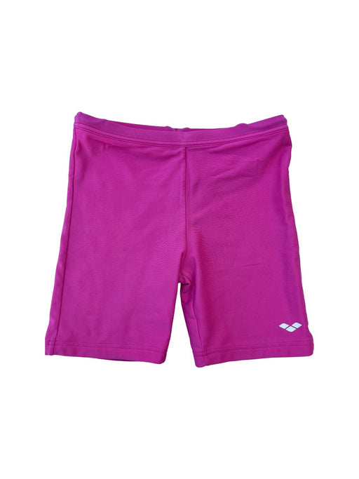 A Pink Swim Shorts from Arena in size 7Y for girl. (Front View)