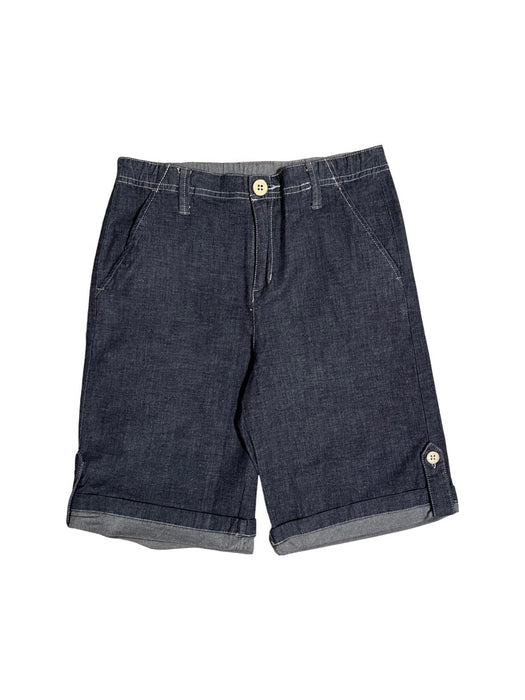 A Navy Shorts from Kingkow in size 12Y for boy. (Front View)
