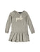 A Grey Long Sleeve Dresses from Polo Ralph Lauren in size 6T for girl. (Front View)