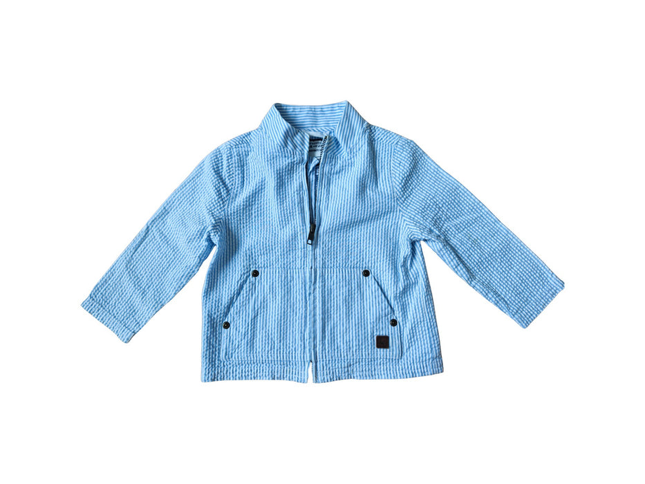 A Blue Lightweight Jackets from Janie & Jack in size 18-24M for neutral. (Front View)