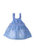 A Blue Sleeveless Dresses from Absorba in size 4T for girl. (Front View)