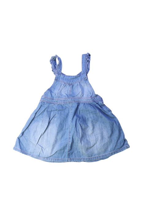 A Blue Sleeveless Dresses from Absorba in size 4T for girl. (Back View)
