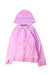 A Pink Zippered Sweatshirts from Juicy Couture in size 7Y for girl. (Front View)