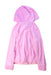 A Pink Zippered Sweatshirts from Juicy Couture in size 7Y for girl. (Back View)