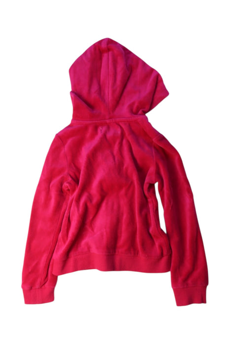 A Red Zippered Sweatshirts from Juicy Couture in size 4T for girl. (Back View)