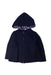 A Navy Hooded Sweatshirts from Jacadi in size 3T for girl. (Front View)