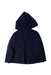 A Navy Hooded Sweatshirts from Jacadi in size 3T for girl. (Back View)