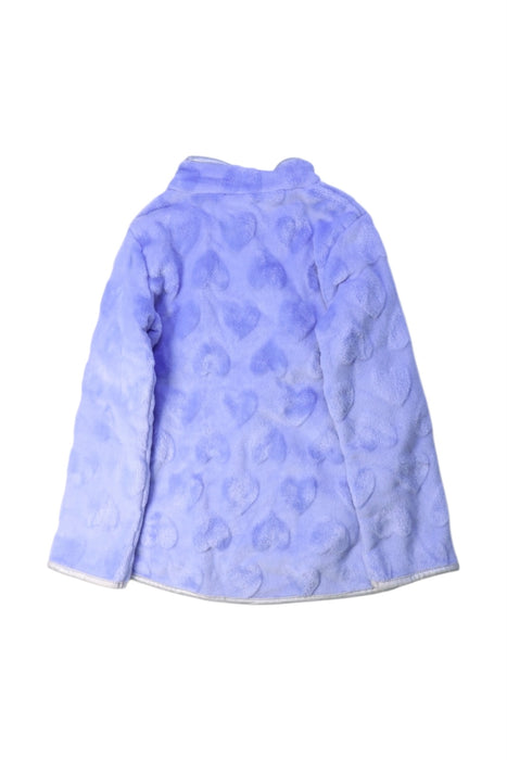A Purple Zippered Sweatshirts from Juicy Couture in size 4T for girl. (Back View)
