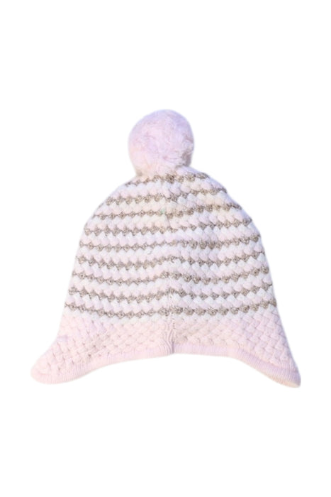 A Pink Winter Hats from Seed in size 12-18M for girl. (Back View)