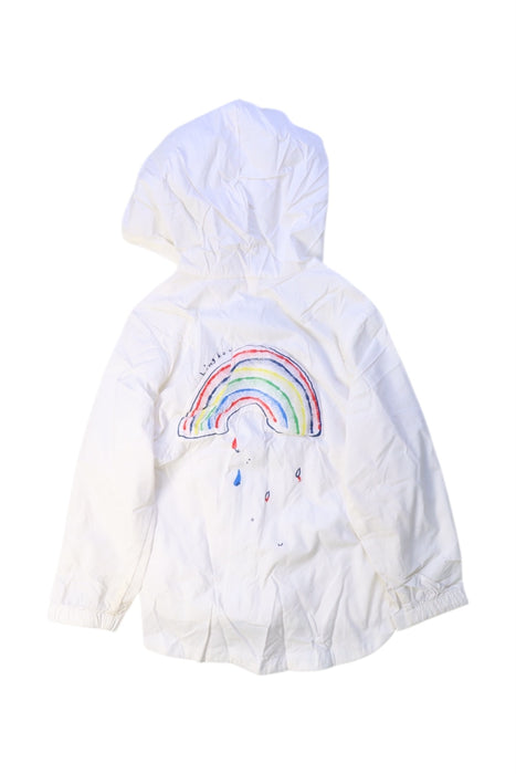 A White Lightweight Jackets from Kingkow in size 18-24M for girl. (Back View)