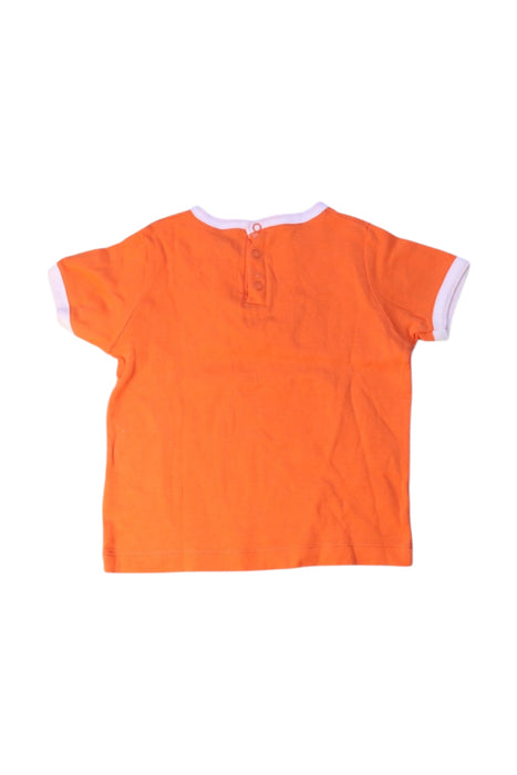 A Orange Short Sleeve T Shirts from Petit Bateau in size 12-18M for boy. (Back View)