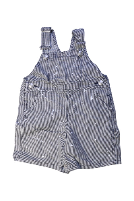 A Blue Overall Shorts from Bonpoint in size 6-12M for boy. (Front View)
