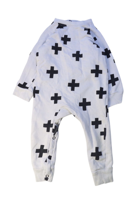 A White Long Sleeve Jumpsuits from Beau Loves in size 12-18M for boy. (Front View)