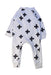 A White Long Sleeve Jumpsuits from Beau Loves in size 12-18M for boy. (Front View)