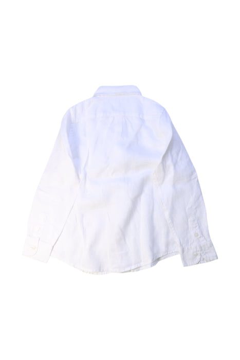 A White Long Sleeve Shirts from Janie & Jack in size 5T for boy. (Back View)