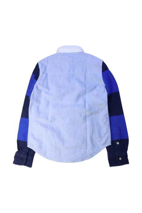 A Blue Long Sleeve Shirts from Ralph Lauren in size 5T for boy. (Back View)