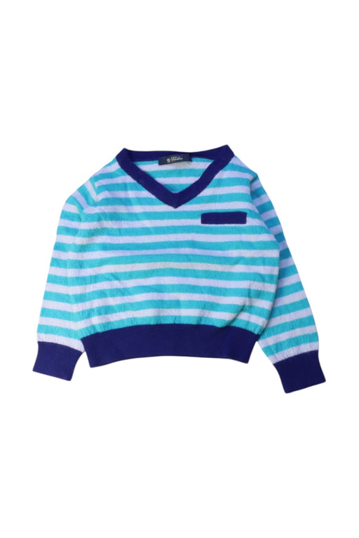 A Blue Knit Sweaters from Velveteen in size 12-18M for boy. (Front View)