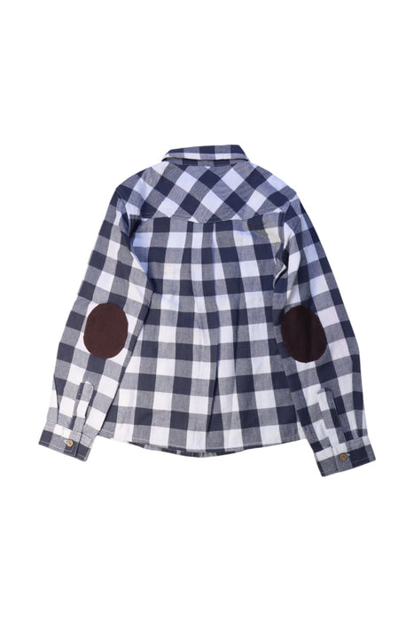 A Blue Long Sleeve Shirts from Arsène et les pipelettes in size 6T for boy. (Back View)