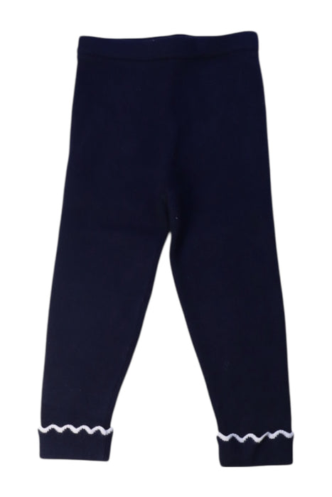 A Navy Leggings from Jacadi in size 2T for girl. (Front View)