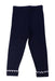 A Navy Leggings from Jacadi in size 2T for girl. (Front View)