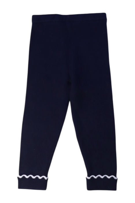 A Navy Leggings from Jacadi in size 2T for girl. (Back View)