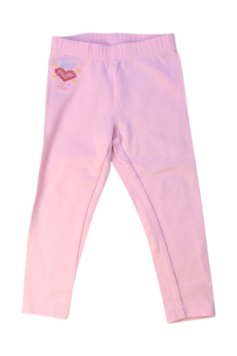 A Pink Leggings from Polo Ralph Lauren in size 2T for girl. (Front View)