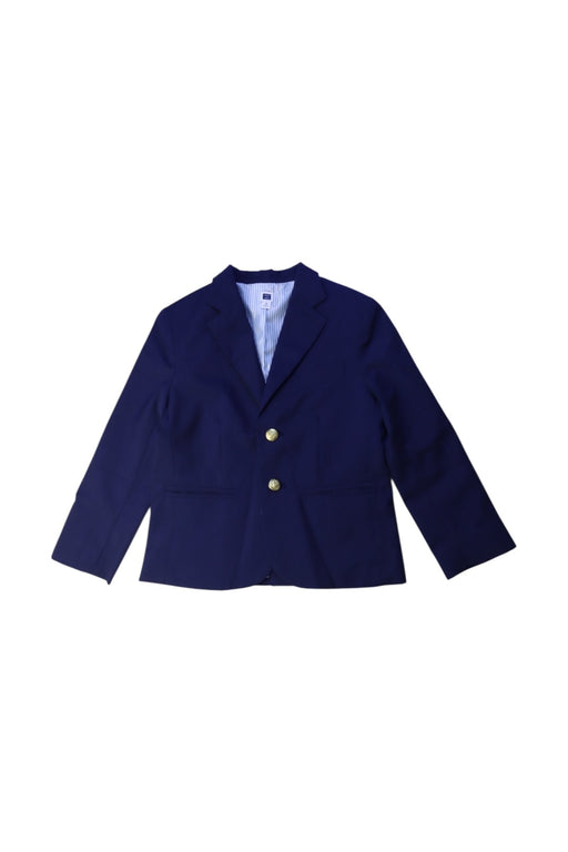 A Navy Blazers from Janie & Jack in size 5T for boy. (Front View)