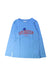 A Blue Long Sleeve T Shirts from Arsène et les pipelettes in size 6T for boy. (Front View)