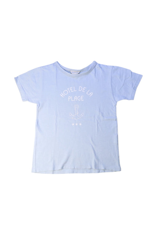 A Blue Short Sleeve T Shirts from Louis Louise in size 4T for boy. (Front View)