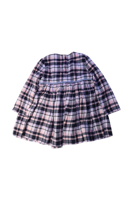 A Multicolour Long Sleeve Dresses from Velveteen in size 2T for girl. (Back View)