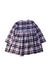 A Multicolour Long Sleeve Dresses from Velveteen in size 2T for girl. (Back View)