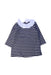 A Navy Long Sleeve Tops from Jacadi in size 6-12M for girl. (Front View)