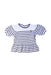 A White Short Sleeve Tops from Janie & Jack in size 3T for girl. (Front View)