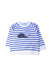 A Blue Crewneck Sweatshirts from Petit Bateau in size 2T for boy. (Front View)