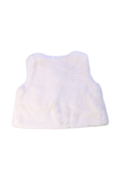A White Outerwear Vests from Jacadi in size 6-12M for girl. (Back View)
